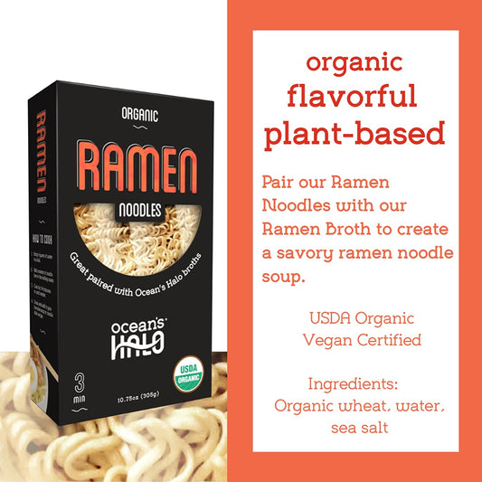 Ocean'S Halo, Organic Ramen Noodles, Vegan, Usda Organic, 8.4 Ounce