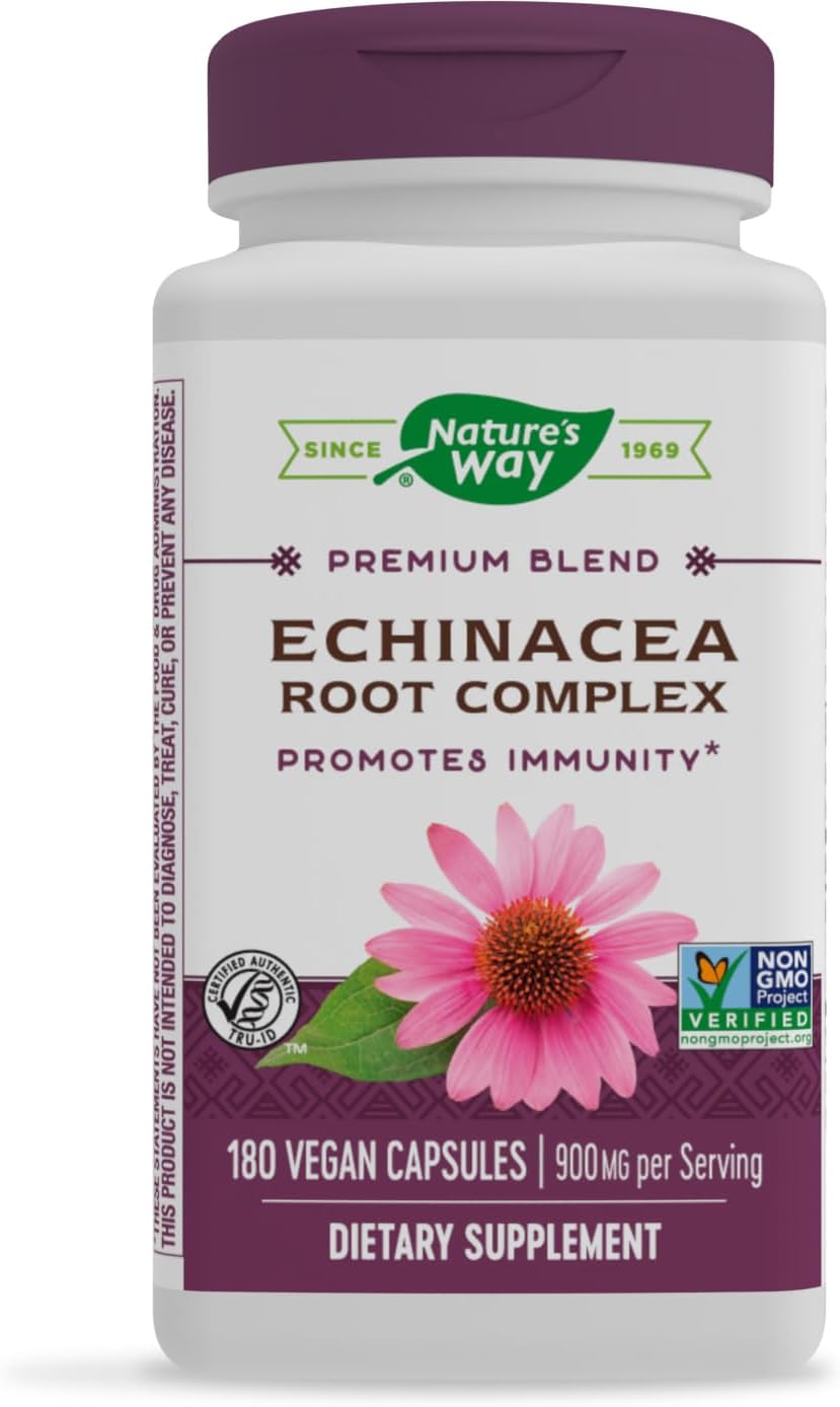 Nature's Way Echinacea Root Complex, 900 mg per serving, 180 VCaps