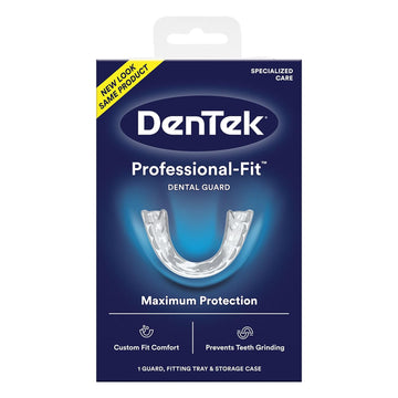 Dentek Clear Maximum Protection Dental Guard For Adults, Bpa Free, 1 Count