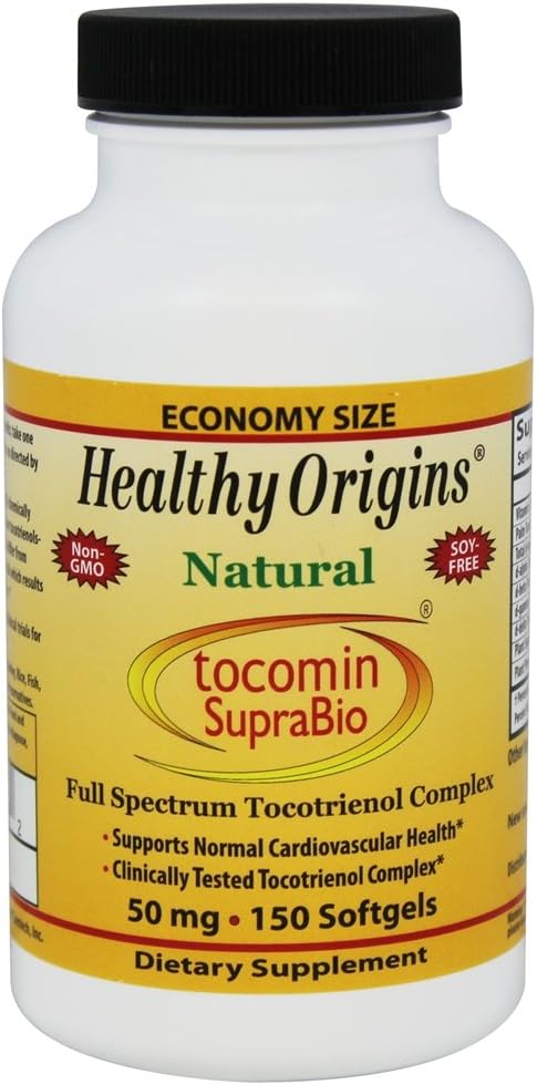 Healthy Origins Tocomin SupraBio - 50 mg - 150 Softgels