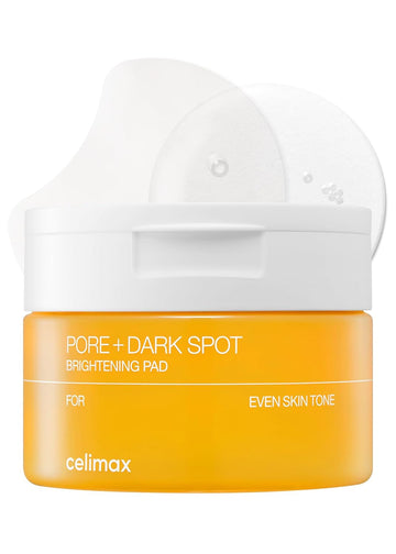 Celimax Ji.Woo.Gae Pore+Dark Spot Brightening Pad | Exfoliating Peeling Pads For Enlarged Pores, With Hyaluronic Acid, Pore Minimizer, Non-Irritating, Hydrating, For Sensitive Skin (40 Pads)