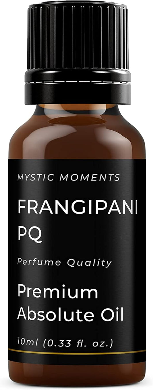 Mystic Moments | Frangipani PQ Absolute Oil 10ml (Plumeria Rubra) Perfume Quality Absolute Oil for Skincare, Perfumery & Aromatherapy