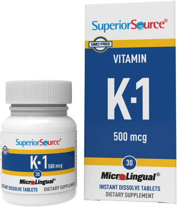 Superior Source Vitamin K1 500mcg