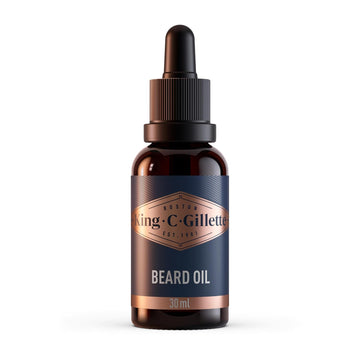 King C. Gillette Beard Oil For Men - Argan, Jojoba, Avocado, Macadamia Seed And Almond Oils - Moisturize And Soften Beard