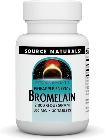 Source Naturals, Inc. Bromelain 500Mg 2000Gdu 30 Tablet