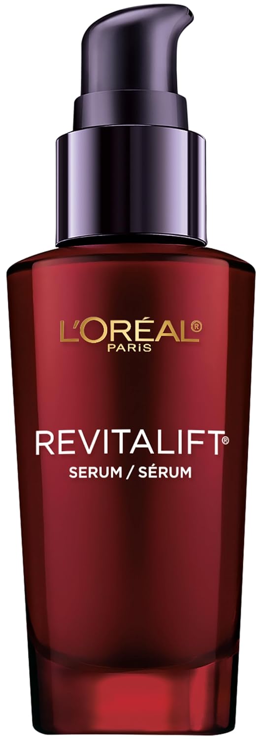 L'Oreal Paris Revitalift Triple Power Anti-Aging Concentrated Face Serum, Hyaluronic Acid And Pro-Xylane, Reduces Wrinkles 1 Oz