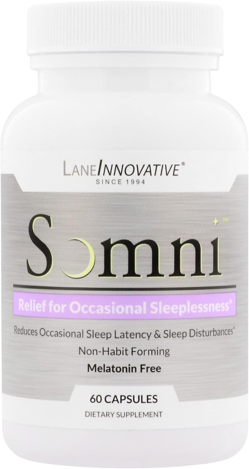 Somni, Sleep Aid Supplement, Promotes Relaxation & Balance, Helps Combat Occasional Stress, Rich in Essential Vitamins & Herbal Extracts, Supports More Restful Sleep (20 Servings)