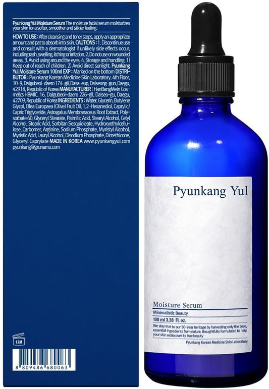 [PKY] Pyunkang Yul Moisture Serum for Balancing Hydration and oil levels, Nourishes and firms the skin with moisture, Minimal Ingredients, Zero-Irritation, Korean skincare (3.4 Fl.Oz, 100ml)