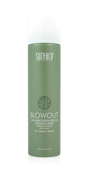 Surface Hair Blowout Hair Spray For Styling, 4 Oz - Flexible Finishing Spray With Babassu Oil And Maracuja Oil - Premium Thermal Spray For Women, Men To Set Waves, Curls