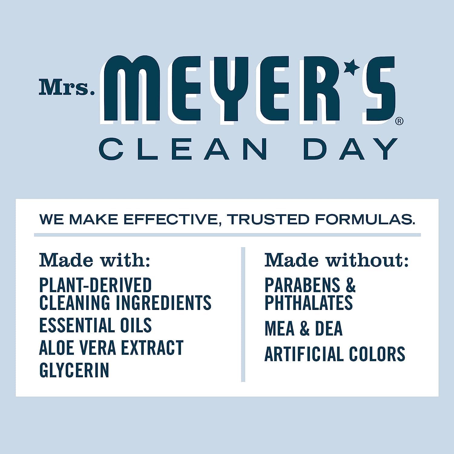 MRS. MEYER'S CLEAN DAY Variety, 1 Mrs. Meyer's Liquid Hand Soap, Snow Drop, 12.5 OZ, 1 Mrs. Meyer's Liquid Dish Soap, Snow Drop, 16 OZ, 1 CT : Health & Household