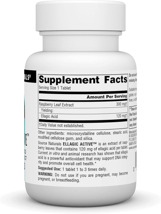 Source Naturals Ellagic Active 300Mg, 60 Tablets