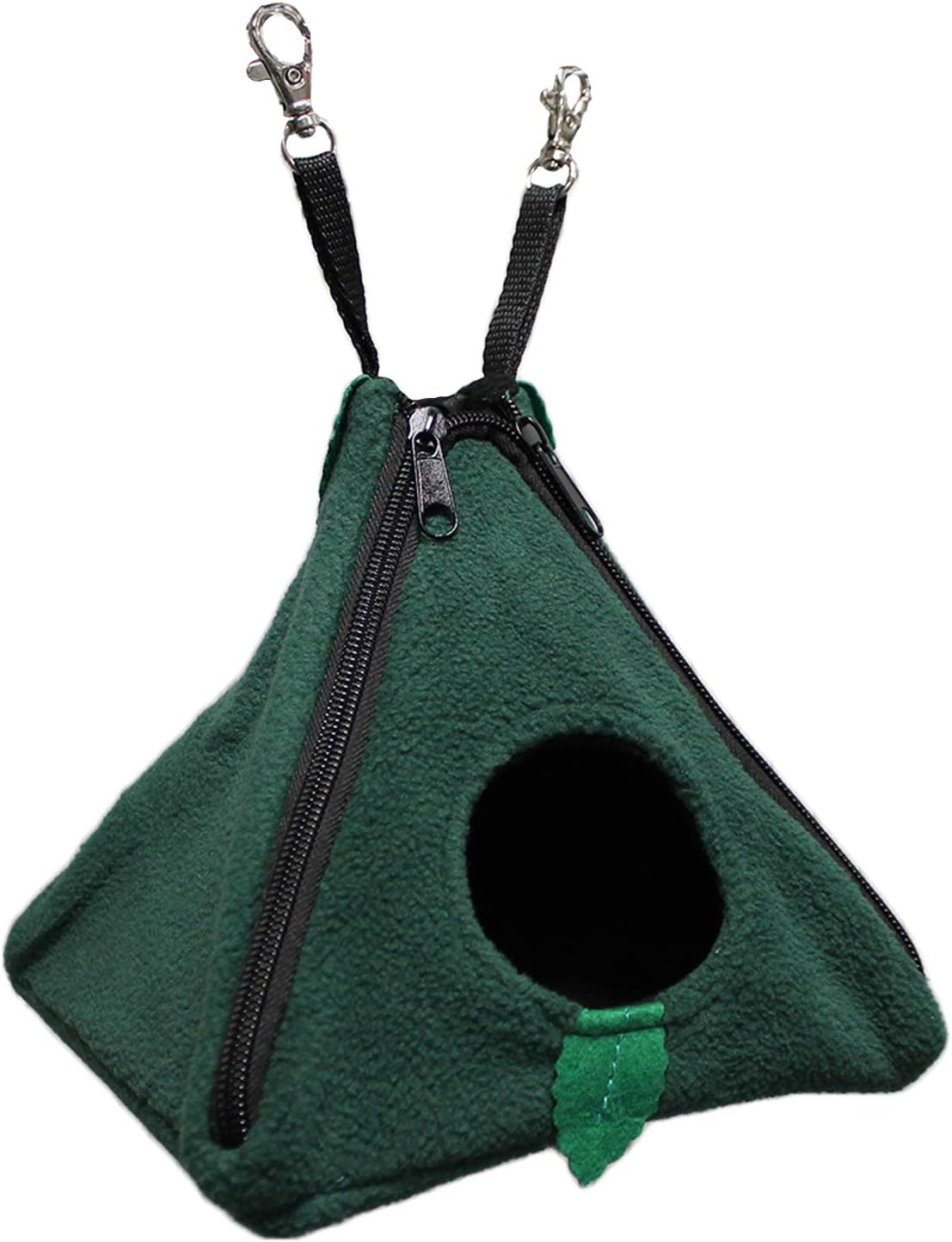 Exotic Nutrition Jungle Pyramid (Green) - Hammock For Sugar Gliders, Hedgehogs, Chinchillas, Rats, Ferrets, Guinea Pigs, Rabbits, Hamsters, Squirrels, Parrots, Birds