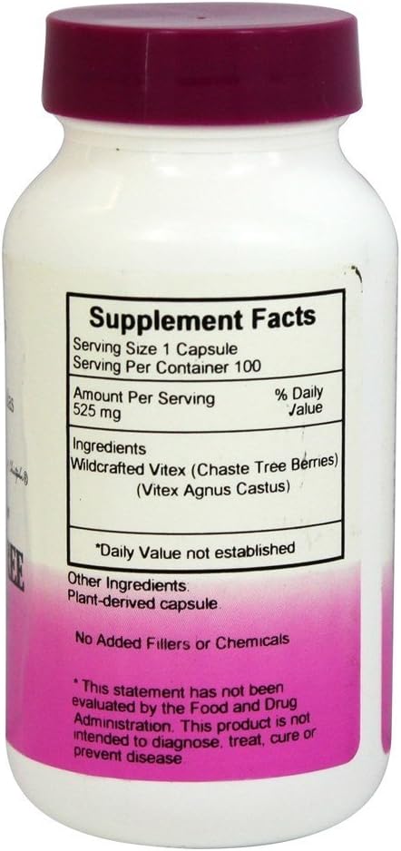 Dr. Christopher'S Formula Chaste Tree Berries, 100 Vcaps 525 Milligrams