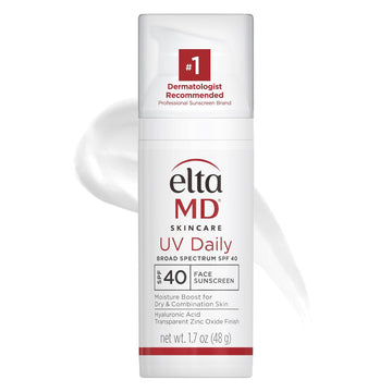 Eltamd Uv Daily Spf 40 Face Sunscreen Moisturizer With Zinc Oxide, Daily Face Moisturizer With Spf, Sunscreen, 0.5 Oz Pump