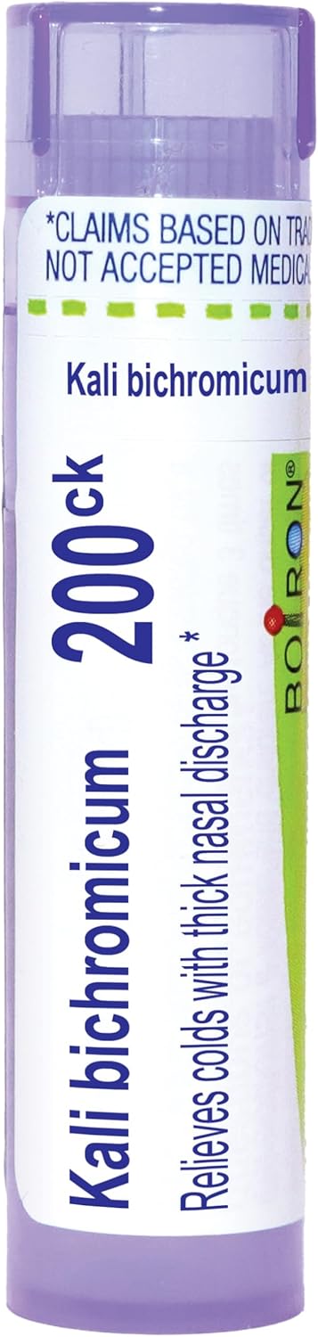 Boiron Kali Bichromicum 200Ck Homeopathic Medicine For Colds - 80 Pellets