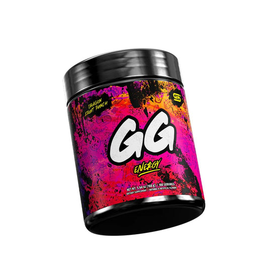Gamer Supps, Gg Energy Dragonfruit Punch (100 Servings) - Keto Friendly Gaming Energy And Nootropic Blend, Sugar Free + Organic Caffeine + Vitamins + Immune Support, Powder Energy Drink