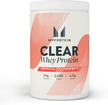 Myprotein Clear Whey Isolate Protein Powder - Tropical Dragenfruit - 500G - 20 Servings - Cool And Refreshing Whey Protein Shake Alternative - 20G Protein And 4G Bcaa Per Serving