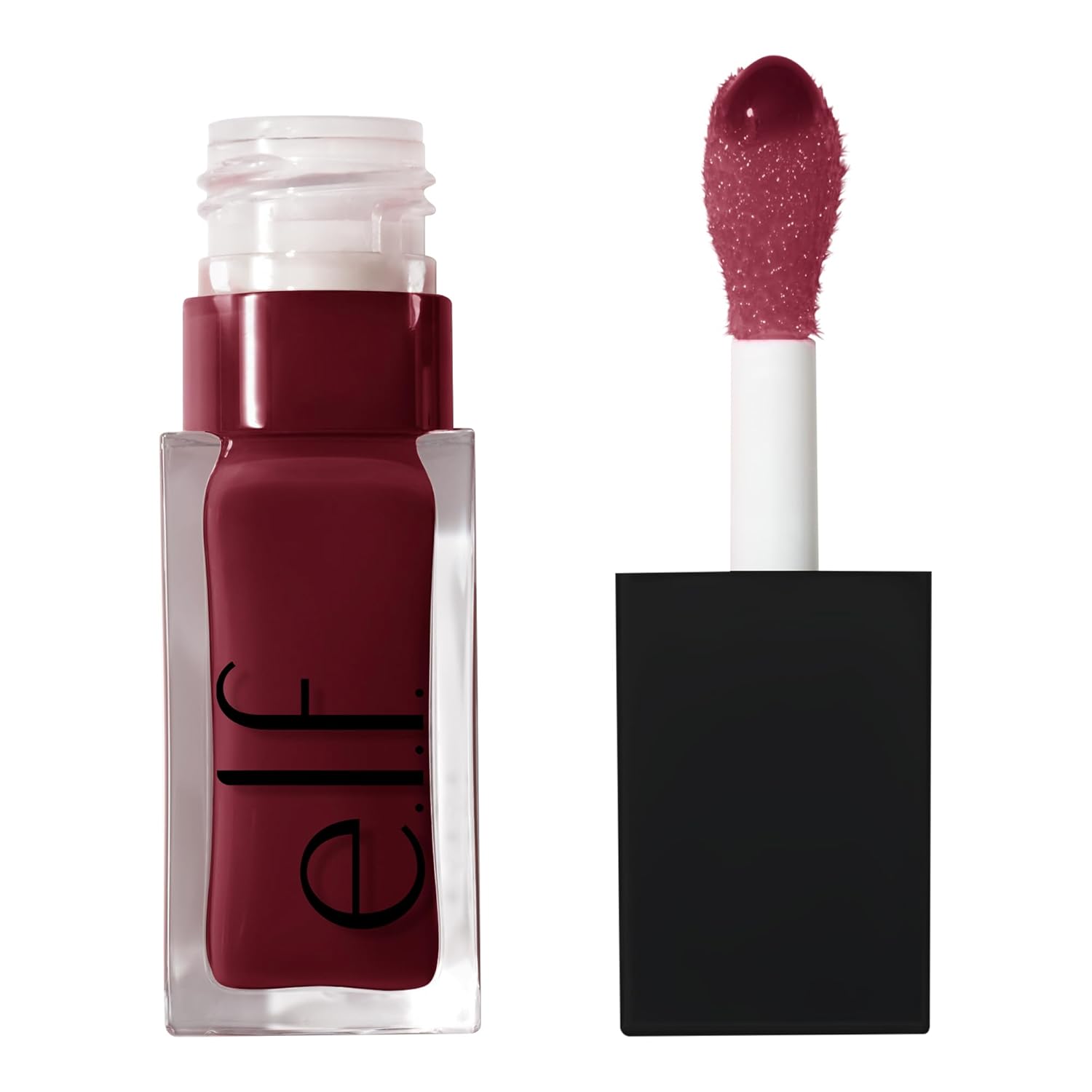 E.L.F. Glow Reviver Lip Oil, Nourishing Tinted Lip Oil For A High-Shine Finish, Infused With Jojoba Oil, Vegan & Cruelty-Free, Crystal Clear
