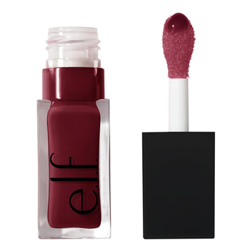 E.L.F. Glow Reviver Lip Oil, Nourishing Tinted Lip Oil For A High-Shine Finish, Infused With Jojoba Oil, Vegan & Cruelty-Free, Crystal Clear