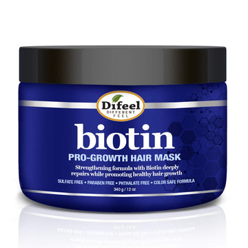 Difeel Pro-Growth Biotin Hair Mask 12 Oz. - Hair Mask For Hair Loss