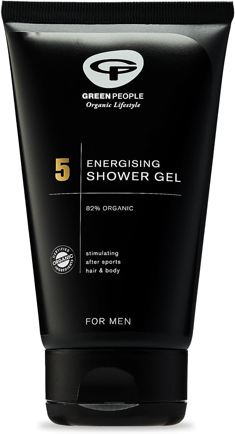 Green People Men'S Body Wash - Natural & Organic Mint Shower Gel - Sls, Paraben & Ethanol Free - Vegan, 150Ml