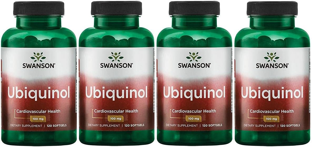 Swanson Ubiquinol 100 Mg 120 Sgels 4 Pack