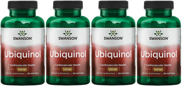 Swanson Ubiquinol 100 Mg 120 Sgels 4 Pack