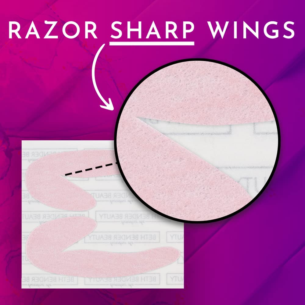 Eyeliner Stencils | Cat Eyeliner Stencil & Winged Eyeliner Tool | Made In Usa & Created By Celebrity Makeup Artist | Reusable And Flexible Eyeliner Tape & Eyeshadow Tape | 96 Stencils… : Beauty & Personal Care