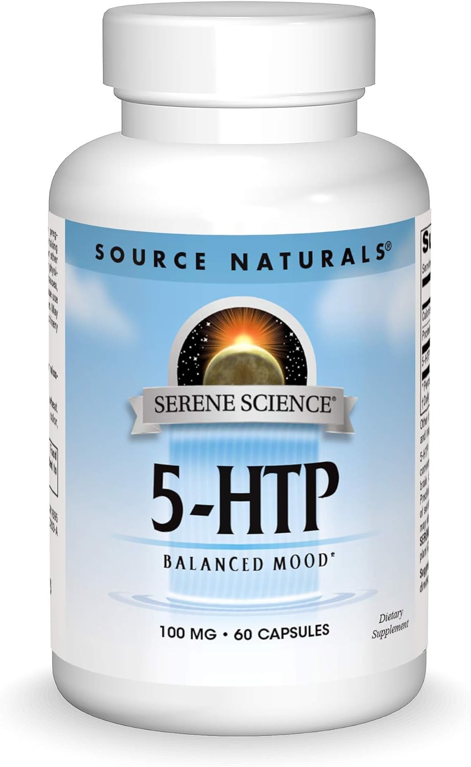 Source Naturals Serene Science 5-HTP 100mg, Balanced Mood - 60 Capsules