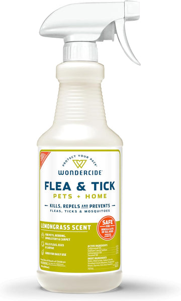 Wondercide Natural Flea, Tick & Mosquito Spray for Pets & Home with Essential Oils - 16 oz