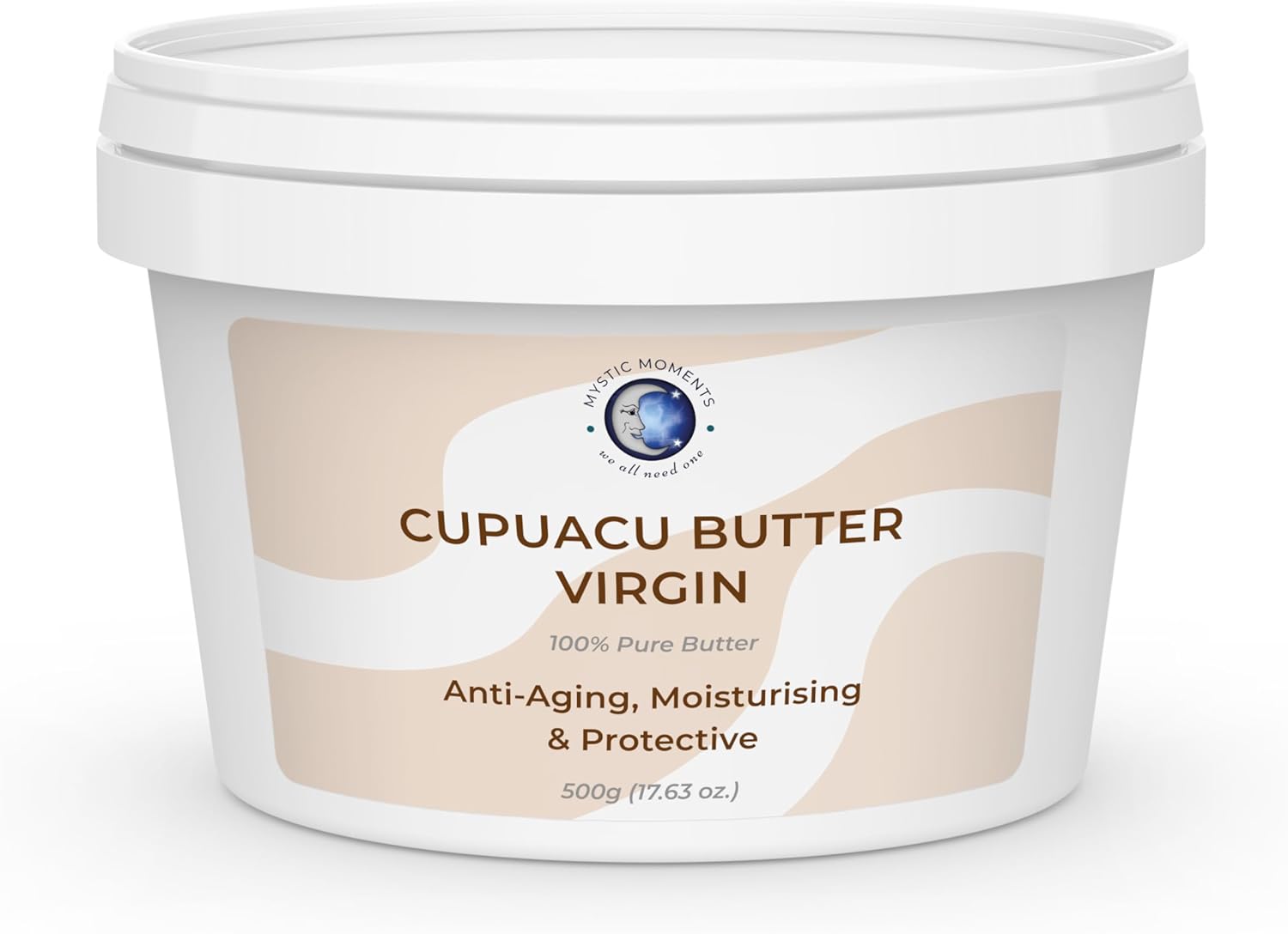 Mystic Moments | Cupuacu Virgin Butter 500G - Pure & Natural Cosmetic Butters Vegan Gmo Free