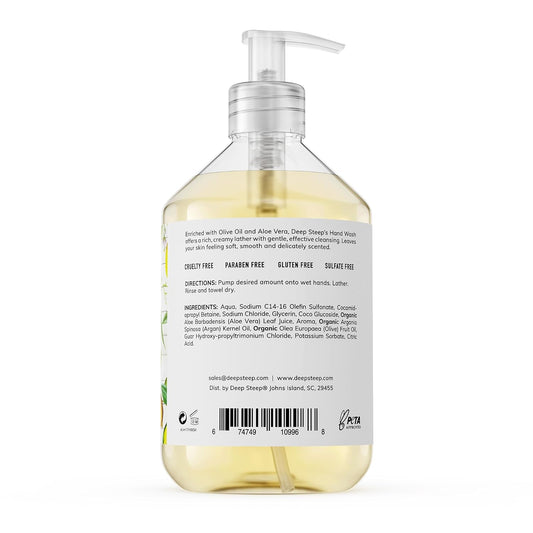 Deep Steep Liquid Hand Wash, 17.6 Ounces (Peach Paradise)