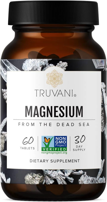 Truvani Magnesium 400Mg Oxide Tablets | 60 Tablets | Supports Calm And Sleep, Healthy Bones, Muscle Health, Digestive Health | Non-Gmo, Vegan Pills