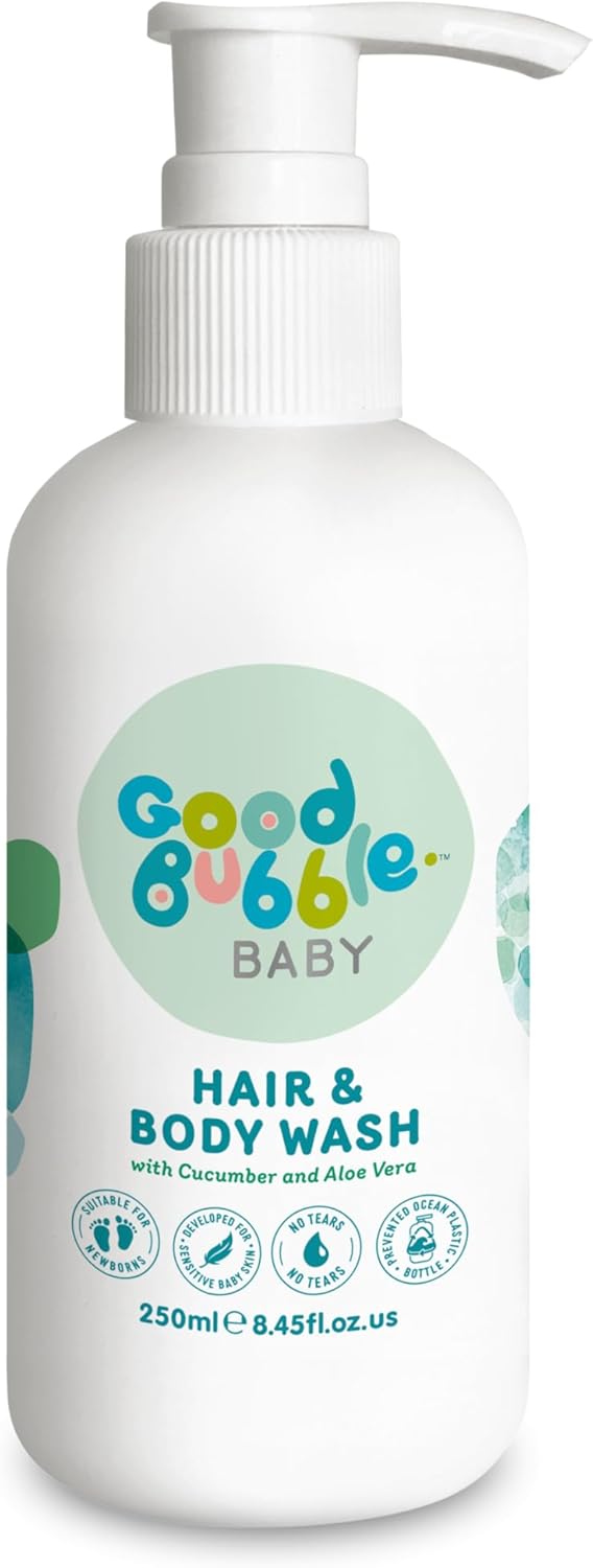 Good Bubble Baby Hair And Body Wash With Cucumber And Aloe Vera 250Ml