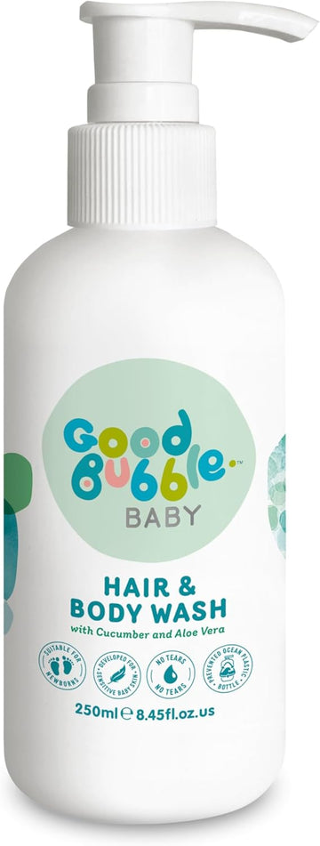 Good Bubble Baby Hair And Body Wash With Cucumber And Aloe Vera 250Ml