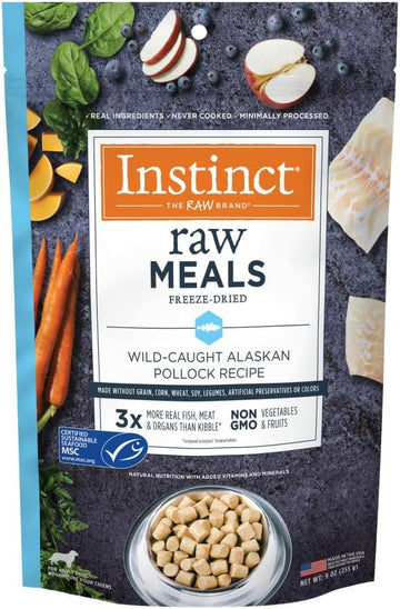 Instinct Freeze Dried Raw Meals Grain Free Recipe Dog Food 9 Ounce (Pack Of 1)