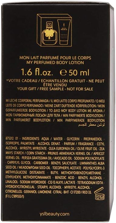 Yves Saint Laurent Mon Paris Set: Eau De Parfum Spray 50Ml & Body Lotion 50Ml