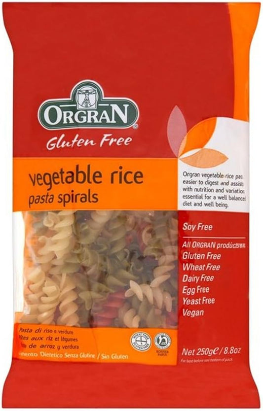Orgran | Vegetable Rice Spirals | 2 X 7 X 250G
