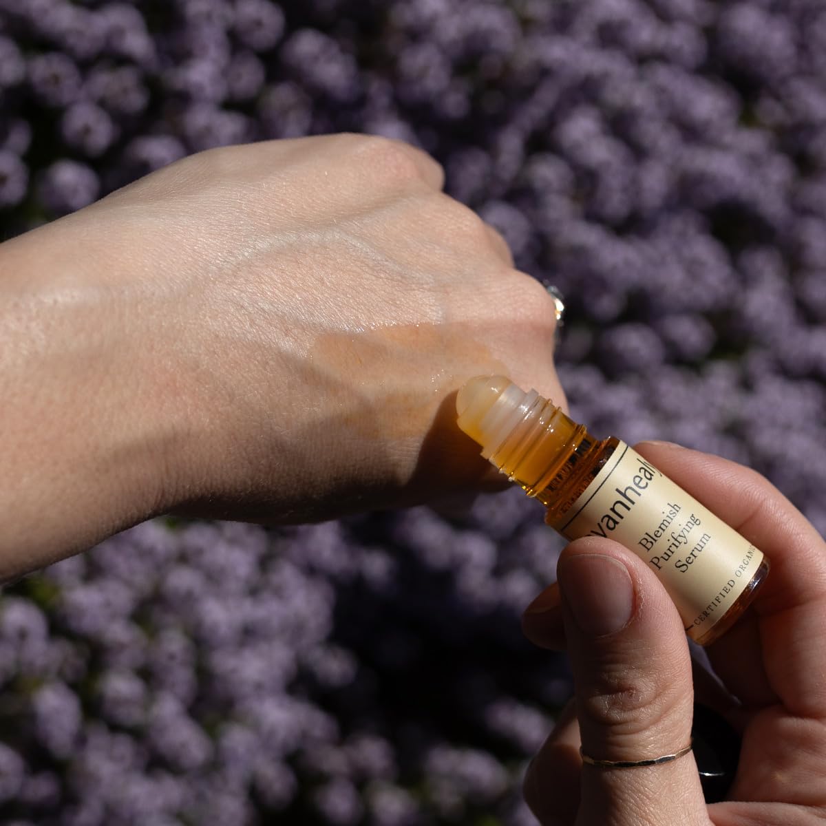 Evanhealy Blemish Purifying Serum | Organic Facial Serum Roll-On For Blemishes | Natural Spot Treatment With Essential Oil For Oily & Sensitive Skin | Rosehip Seed Oil & No Drying Alcohol : Beauty & Personal Care