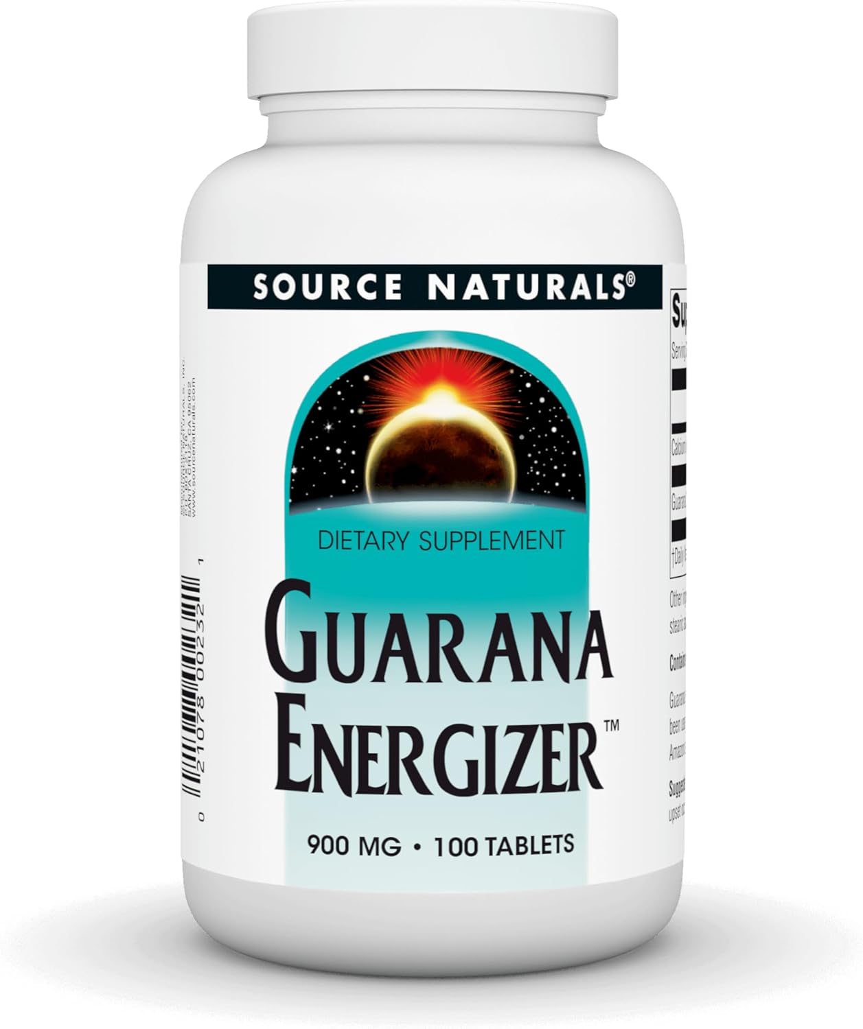 Source Naturals Guarana Energizer Caffiene and Energy* - 900 mg,100 Tablets