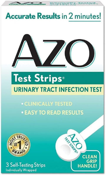 AZO Test Strips 3 Each (Pack of 6) : Health & Household