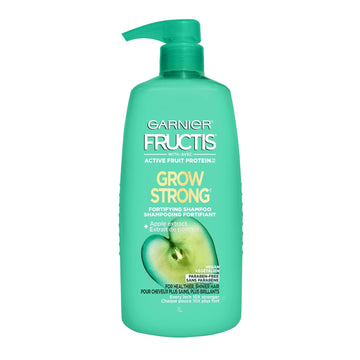 Garnier Fructis Grow Strong Shampoo, 33.8 Fl Oz, 1 Count (Packaging May Vary)