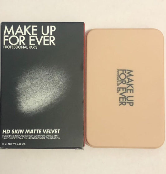 Make Up For Ever Hd Skin Matte Velvet Undetectable Longwear Blurring Powder Foundation 1N00 Alabaster : Beauty & Personal Care