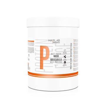 Salerm - Damaged Hair Mask - Multi-Proteins Hair Lab - 1000 Ml - Helps Replenish Natural Keratin - Adds Volume And Strength - Paraben-Free