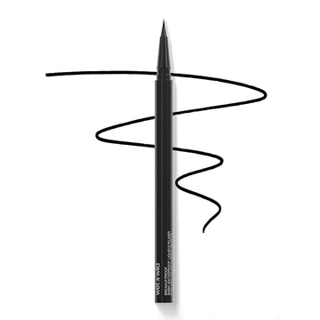 Wet N Wild Breakup Proof Liquid Eyeliner - Skinny, Ultra-Fine Brush, Waterproof, Long-Lasting - Cruelty-Free & Vegan - Ultra Black