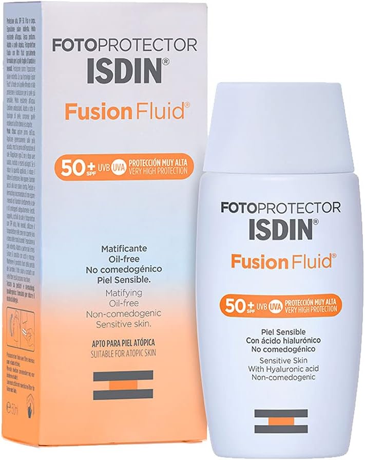 ISDIN Fotoprotector Fusion Fluid SPF 50+ 50ml | Facial Sun Cream | Suitable for All Skin Types