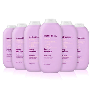 Method Body Wash, Berry Balance, Paraben And Phthalate Free, 18 Oz (Pack Of 6)