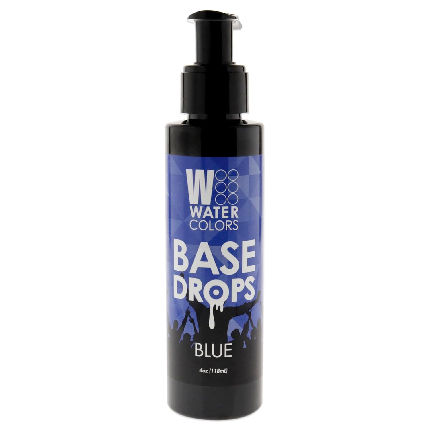 Watercolors Base Drops, Water-Based Formula with Nano-Pigments for Ultimate Versatility in Fashion Color Maintenance - Blue 4 oz : Beauty & Personal Care