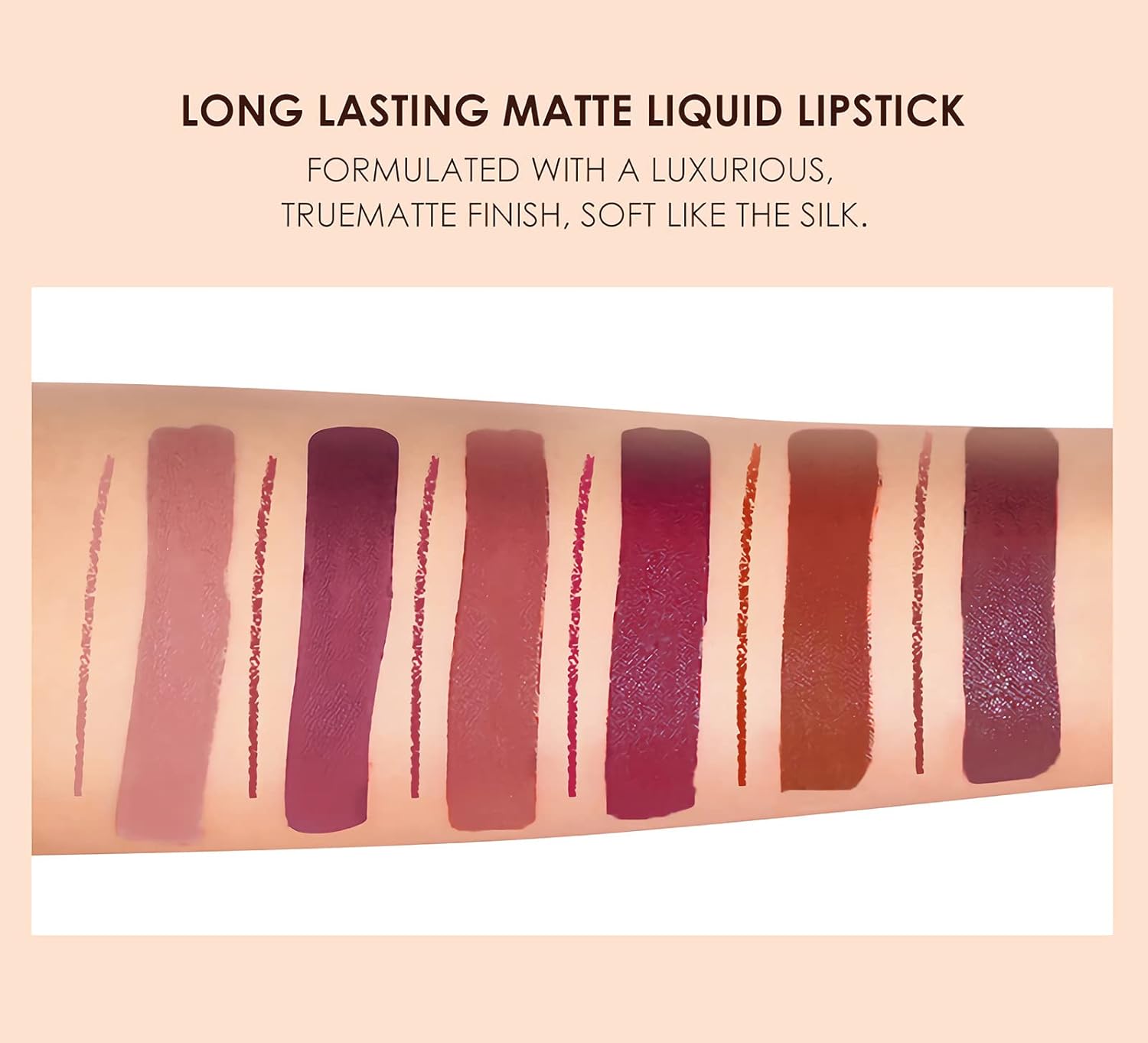 Sumeitang 12Pcs Lip Liner And Lipstick Makeup Set, 6 Matte Nude Liquid Lip Stick With 6 Matching Smooth Lipliner Pencil, All In One Waterproof Long Lasting Lipgloss, Girls&Women Lips Makeup Gift Set : Beauty & Personal Care