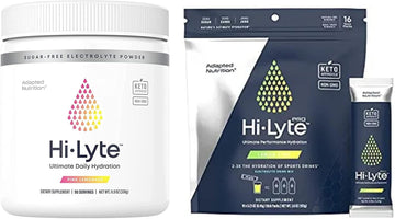 Hi-Lyte Pro Hydration Packets, 16 Individual Drink Packets | Orange | Keto K1000 Electrolyte Powder | Hydration Supplement Drink Mix | Raw Mineral Flavor